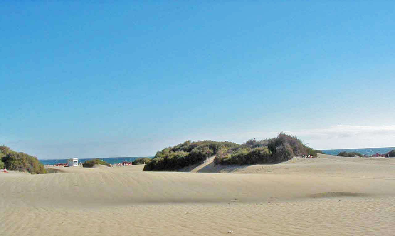 Duinen van Maspalomas en LGBTQ+ naaktstrand